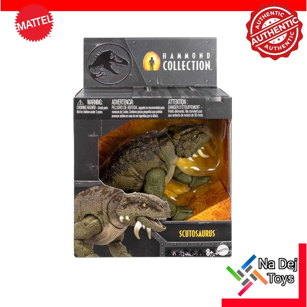 Mattel Jurassic World Hammond Collection Scutosaurus Figure จูราสสิค เวิร์ลด์ แฮมมอนด์ คอเลคชั่น สคูโตซอรัส ฟิกเกอร์