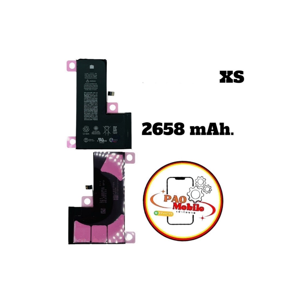 แบตเตอรี่โทรศัพท์ แบตสำหรับไอโฟน XS มีสินค้าพร้อมส่ง