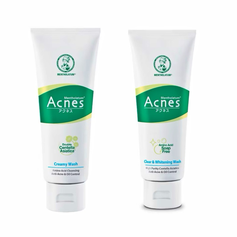 โฟมล้างหน้า เมนโทลาทั่ม แอคเน่ส์ Acnes Mentholatum wash 100ml
