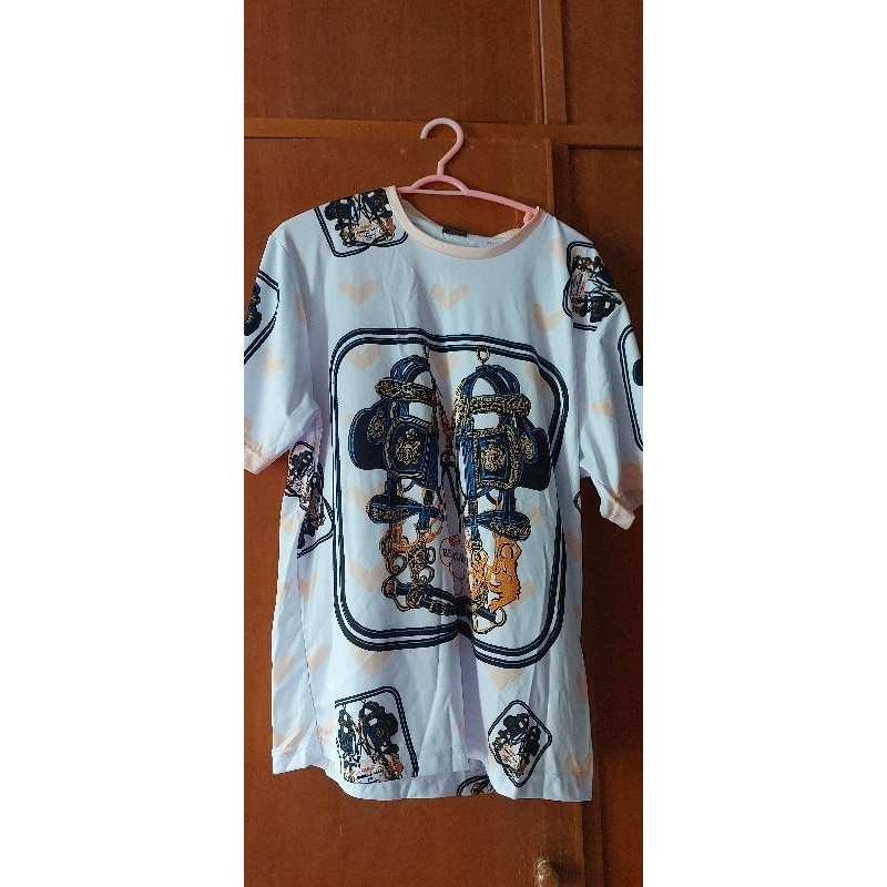 ชุดเซทเสื้อแขนสั้นขายาวสีขาวครีมขนาดไซด์M-XL#ทักแชทสอบถามก่อนสังซื้อ