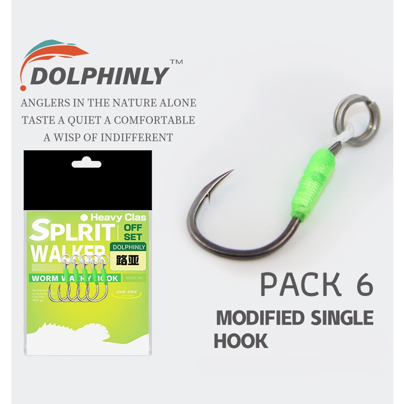 DOLPHINLY Singler HOOK เบ็ดทางเดียว