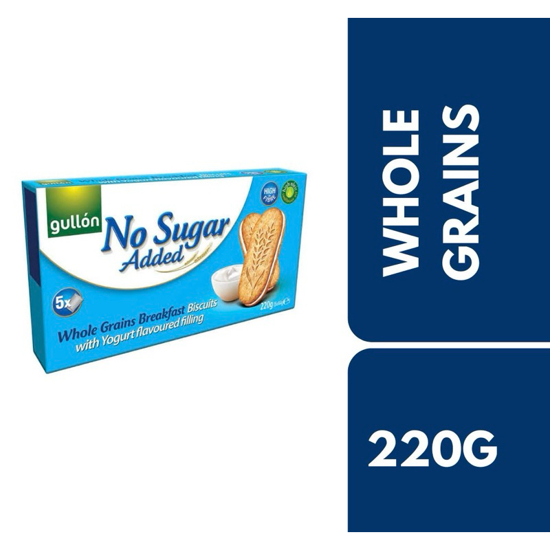 Gullon Whole Grain Breakfast Biscuits with Yogurt flavored filling 220g