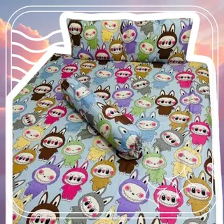 ผ้าปูที่นอน ชุดผ้าปูที่นอน ​ผ้าคอตตอนแท้100%ผ้าเรียบลายการ์ตูน กันไรฝุ่น 3.5ฟุต 5ฟุต 6ฟุต พร้อมส่ง