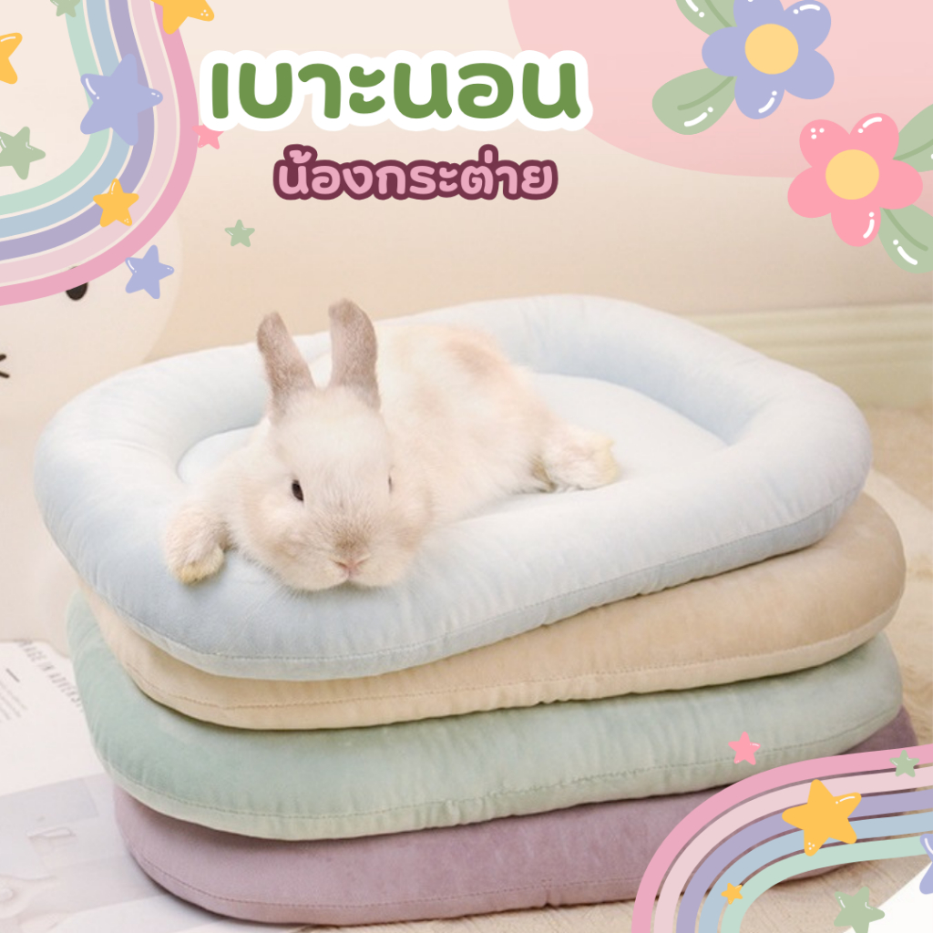 [ส่งไว 1-2 วัน] เบาะนอนสัตว์เลี้ยง เนาะนอนกระต่าย เบาะนอนแมว เบาะนอนลูกแมว ที่นอนกระต่าย แผ่นรองกระต่าย