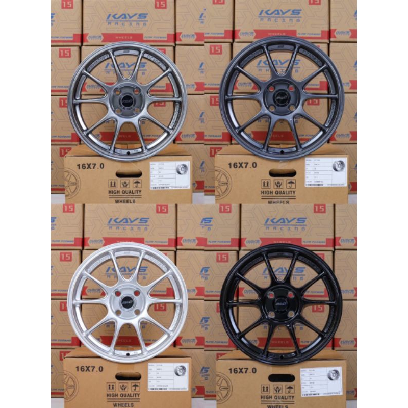 ล้อ TC105X 16*7.0. ET35. 4/100 (งานKAYS)