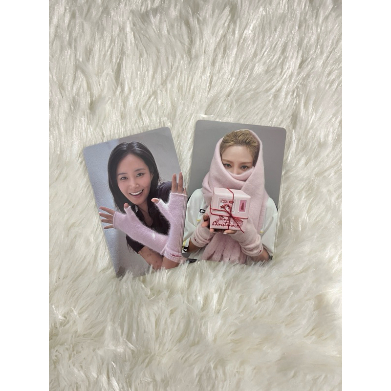 การ์ด snsd girl’s generation pink Christmas 2024