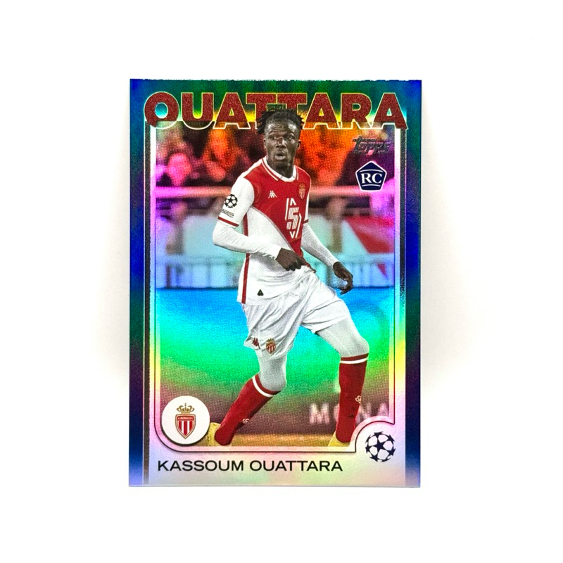 Topps UCC 24/25 Kassoum Ouattara AS Monaco RC /275 Navy Blue