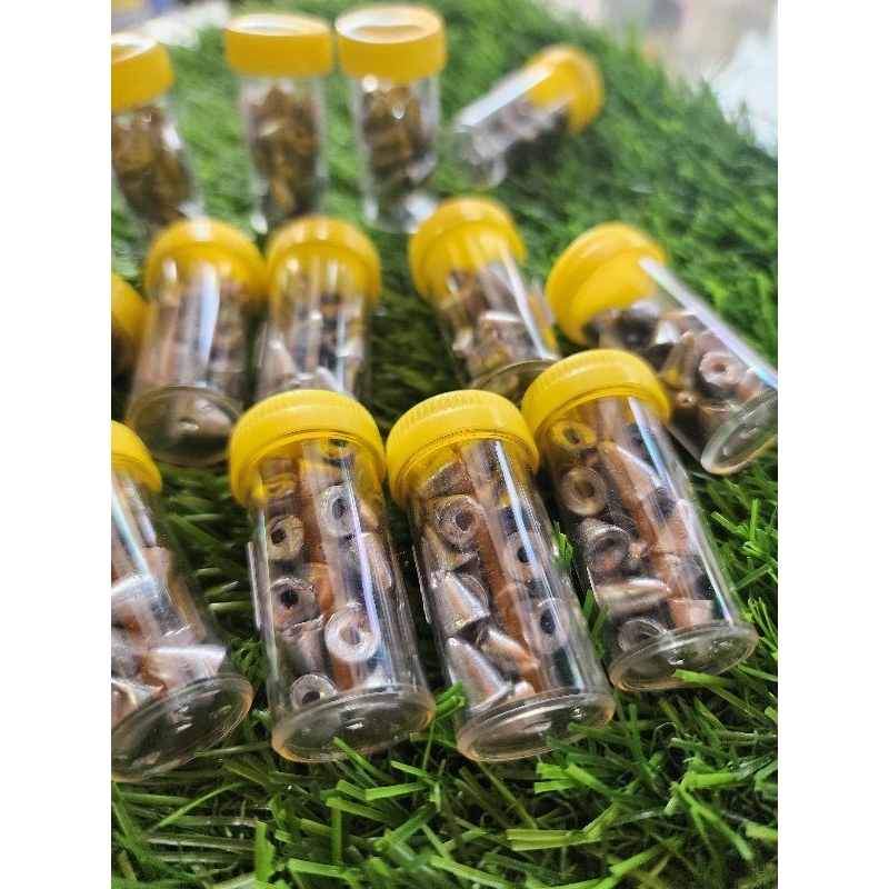 ตะกั่วตกปลาน้ำหนัก 2 กรัม(1 หลอดบรรจุ 18 ลูก)เหมาะสำหรับ:ตกปลา งานสปิว ชิงหลิว **ราคา ต่อ 1 หลอด ( 18 ลูก)**