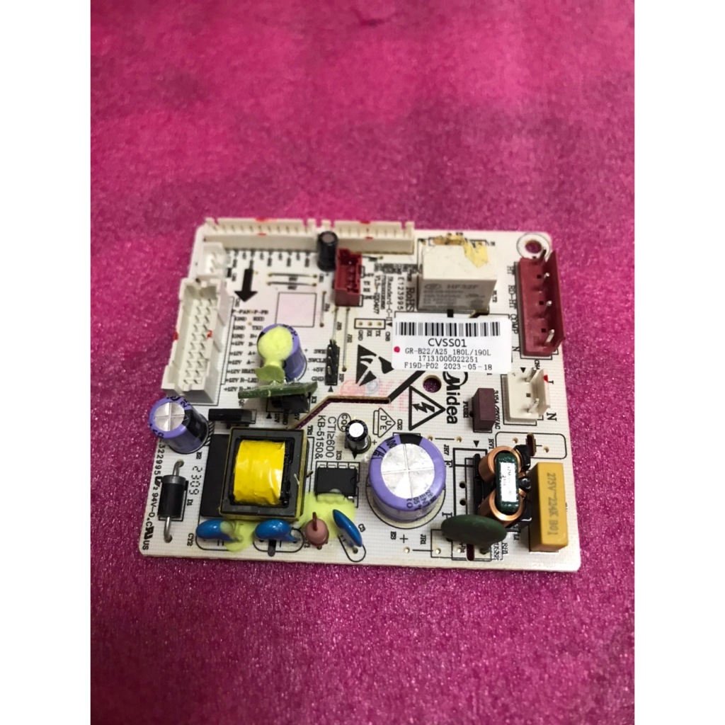 ใหม่ แท้ เบิกศูนย์ บอร์ดตู้เย็น แผงวงจรตู้เย็น TOSHIBA โตชิบา รุ่น CVSS01 Part No. 17131000022251 อะ