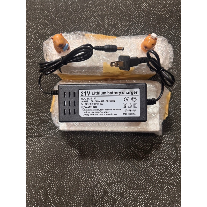 สายชาร์จแบตลิเธียม21v2amตัวใหญ่อย่างดี