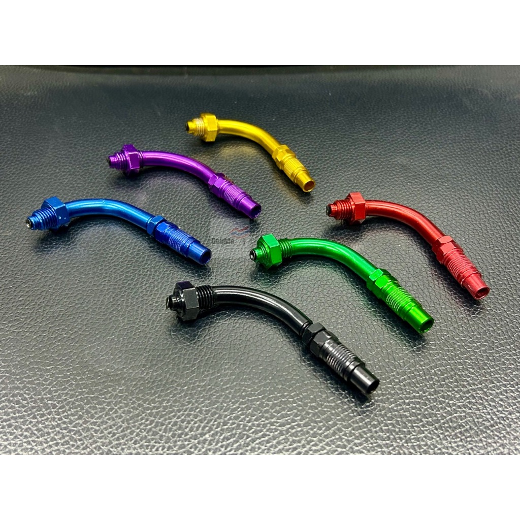 ข้องอสายคันเร่งแต่ง BB ข้อต่อสายคันเร่งมีเนียมสี ข้องอสี สำหรับใส่รถมอเตอร์ไซค์รุ่นต่างๆ