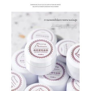 Nail.Girl กาวแพลตตินัมแฟลช 6สี สีเจล UV สีทาเล็บเจล กากเพชรเล็บเจล สีเจล แฟลช DIY เพ้นท์เล็บและตกแต่งขอบเล็บ