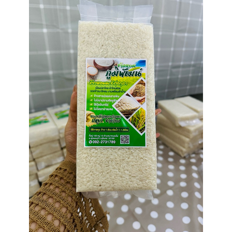 ข้าวหอมมะลิสุรินทร์ ข้าวใหม่ปี2569 (ปลายปี68 )ชาวนาคนสุรินทร์ ทำเอง ขายเอง