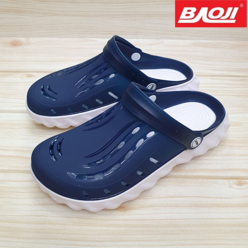 Baoji B041-812 รองเท้าหัวโตแบบสวมชาย บาโอจิ ไซส์ 40-45