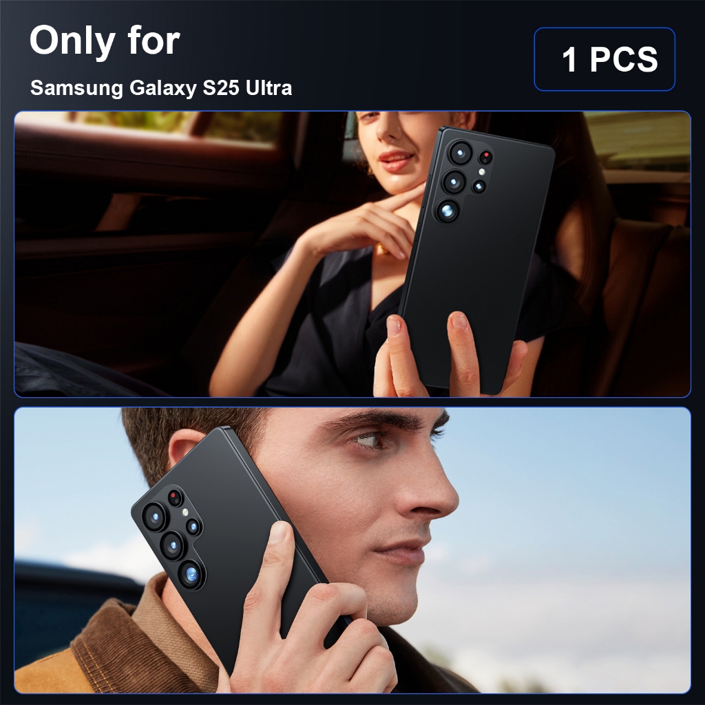 WSKEN สำหรับ Samsung Galaxy S25 Ultra ตัวป้องกันเลนส์กล้อง S24u กระจกเทมเปอร์ 9H ฝาครอบกล้องปกป้องหน้าจอ [เกรดทหารแตก] - รูปที่ 4
