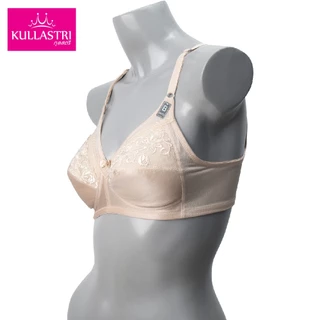 Kullastri /กุลสตรีเสื้อชั้นใน Full cup ไร้โครงเกรด A ของแท้ ซับฟองน้ำบางๆ เก็บทรง แต่งเต้าบนด้วยลูกไม้ รุ่น KB1731