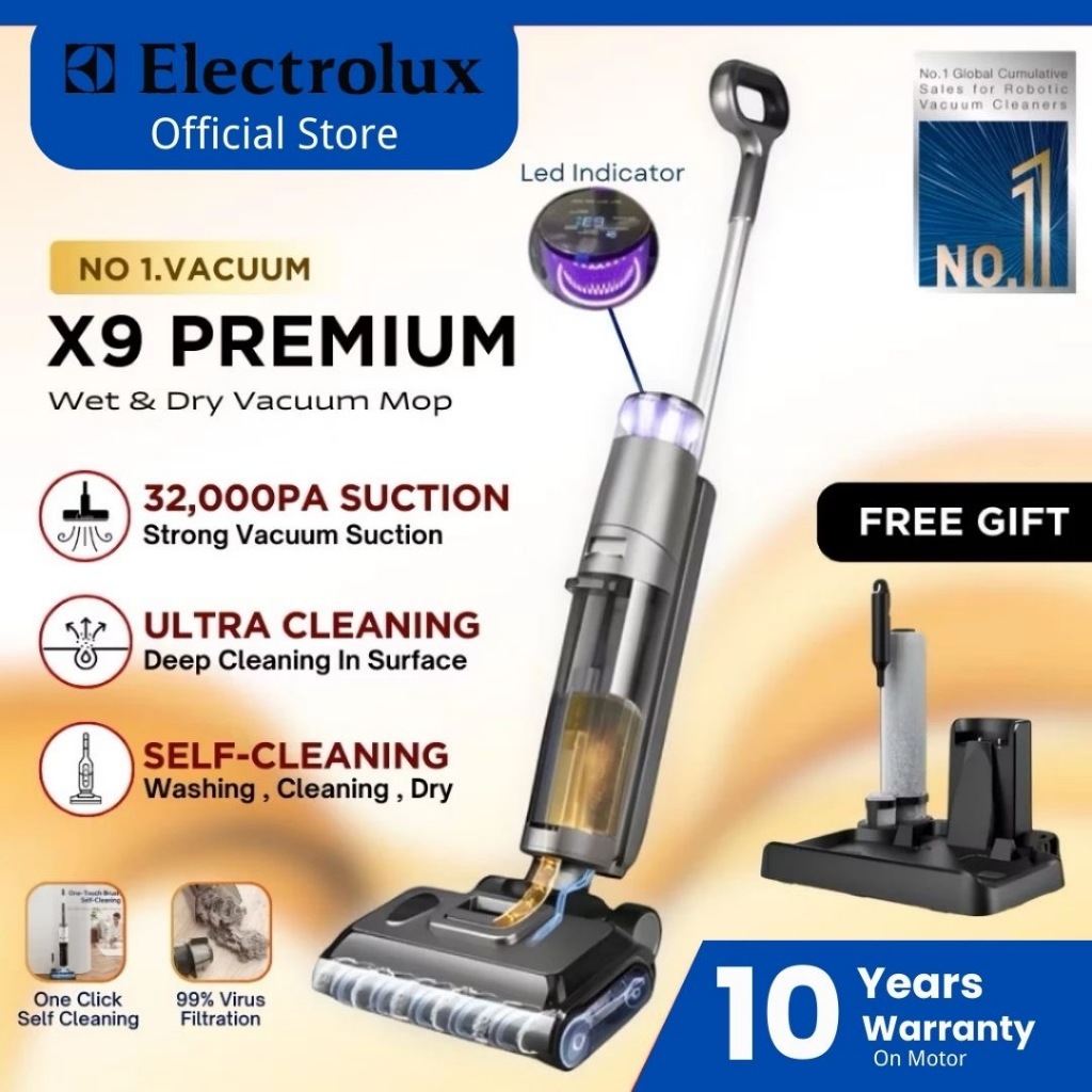 {แบรนด์อันดับ 1 ของโลก} X9 Vacuum/ X10 PLUS เครื่องดูดฝุ่นระดับพรีเมียม น้ำยาทำความสะอาดพื้นเปียกและแห้ง ทำความ