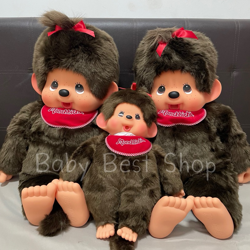 [💚พร้อมส่ง💚] ตุ๊กตามอนชิชิ ชิมูตัน น้องลิง Monchhichi ไซส์ S, M, L น่ารักมาก ของแท้ 100%