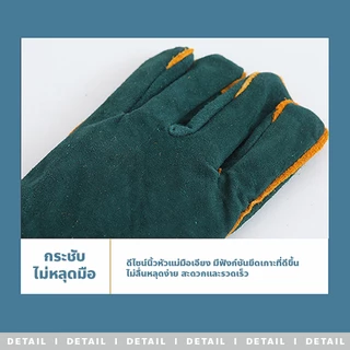allgen ถุงมือป้องกันสัตว์กัด ถุงมือหนัง แบบหนาพิเศษ สําหรับ สุนัข แมว