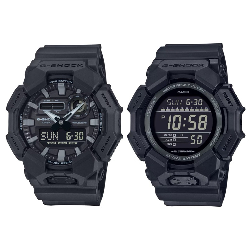 CASIO G-SHOCK GA-010-1A1, GD-010-1A1, GA-010, GD-010