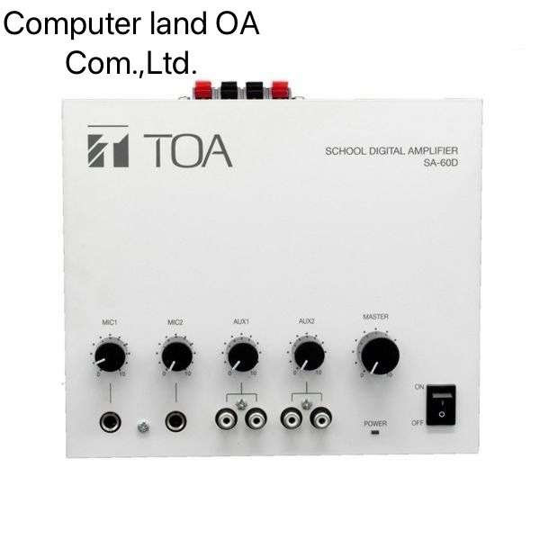 TOA SA-60D-AS เครื่องขยายเสียงห้องเรียน 60 วัตต์ SA-60D School Digital Amplifier
