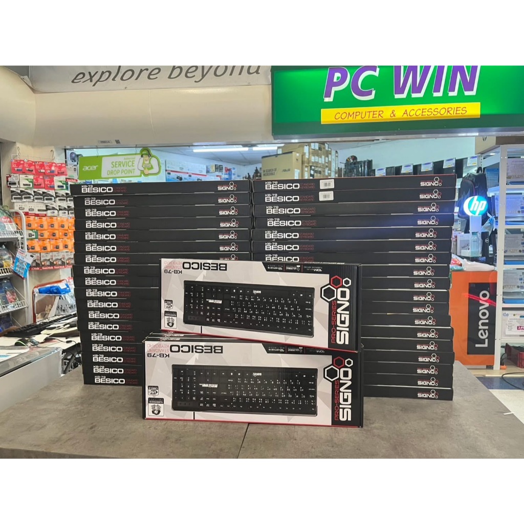 คีย์บอร์ด SIGNO Standard Keyboard รุ่น KB-79