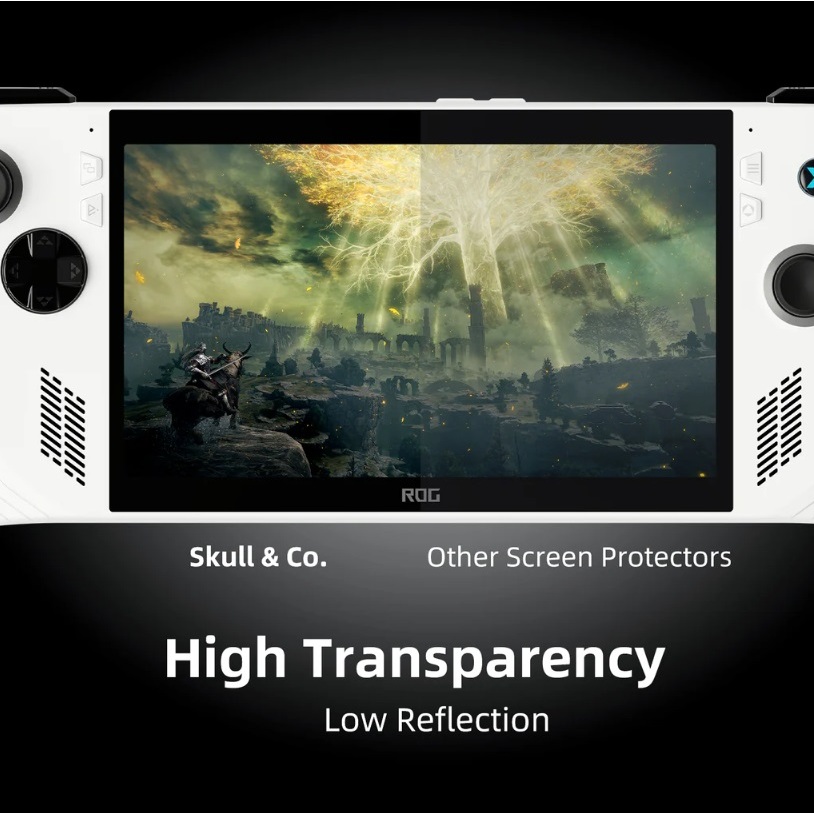 Skull & Co. Tempered Glass for ROG Ally & ROG Ally X & MSI Claw A1M (2 Pack)