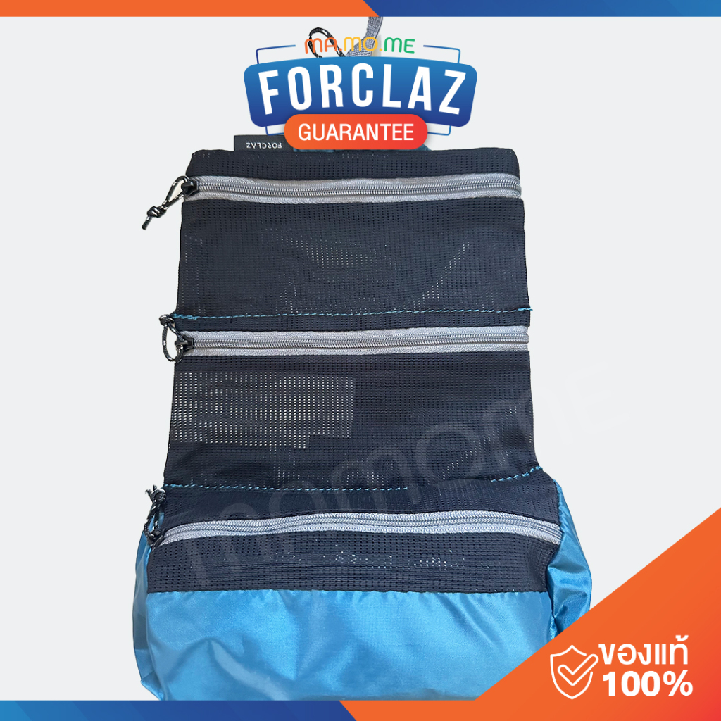 กระเป๋าใส่อุปกรณ์อาบน้ำ DECATHLON FORCLAZ กระเป๋าจัดระเบียบ พับได้ ขนาดเล็ก น้ำหนักเบาเพิเศษ สำหรับเทรคกิ้ง