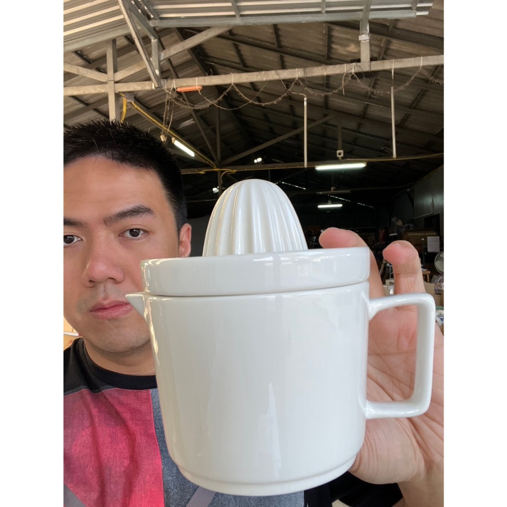 ที่คั้นน้ำส้มเซรามิก ที่คั้นน้ำมะนาวเซรามิก ที่คั้นส้มเซรามิค ขนาด 400ML หรือ 13.5oz ออกใบกำกับภาษีได้