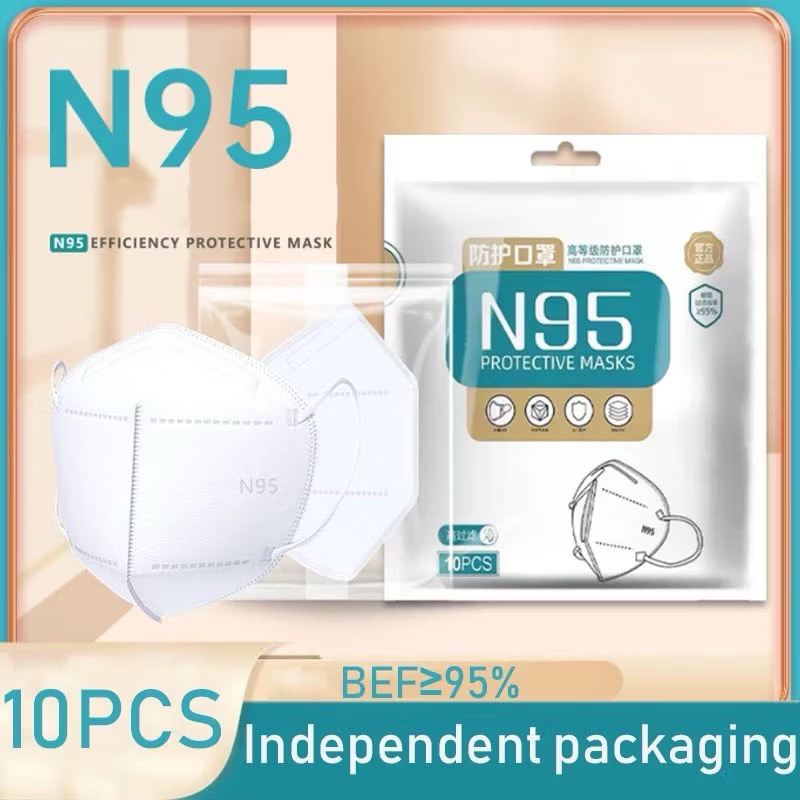 【 10/25ชิ้น】 หน้ากากอนามัย KN95 Mask แมส มาตราฐาน N95 ป้องกันฝุ่น PM2.5 ปิดปาก แมสปิดปาก หน้ากาก