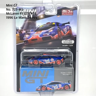 Mini GT No. 723-MJ McLaren F1 GTR #33 - 1996 Le Mans 24 Hrs/ blister package