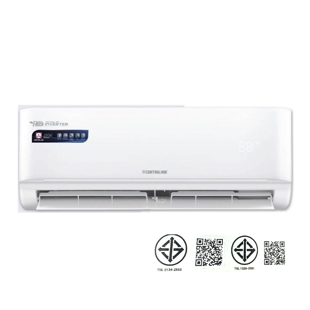 CENTRAL AIR แอร์ติดผนังระบบอินเวอร์เตอร์รุ่น IVM-SERIES NEW2025 R32 ขนาด 9500-25200 BTU