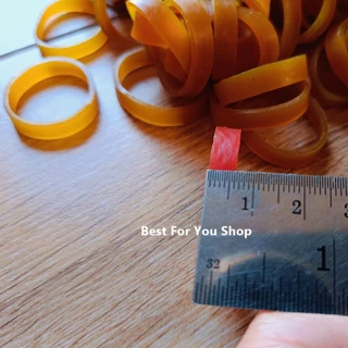 หนังยาง วงเล็ก หนังยางแก้ว หนา 6 มิลx ขนาดวง 2.5 cm (50&200 g.) คุณภาพดีมาก ยางรัดของ ทนทาน ยืดหยุ่นดี rubber band (TT)