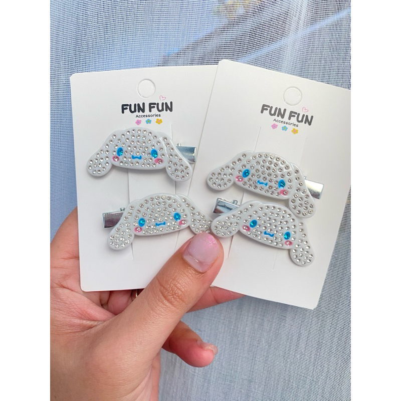 กิ๊บแฟชั่น กิ๊ฟแฟชั่น กิ๊ฟฝังเพชร ซานริโอ้ กิ๊ฟน่ารักๆ พร้อมส่ง - รูปที่ 7