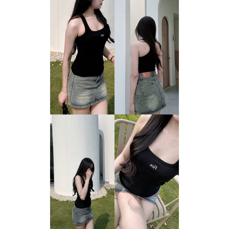 เสื้อกล้ามผู้หญิงงานปักFireตัวยาว - รูปที่ 4