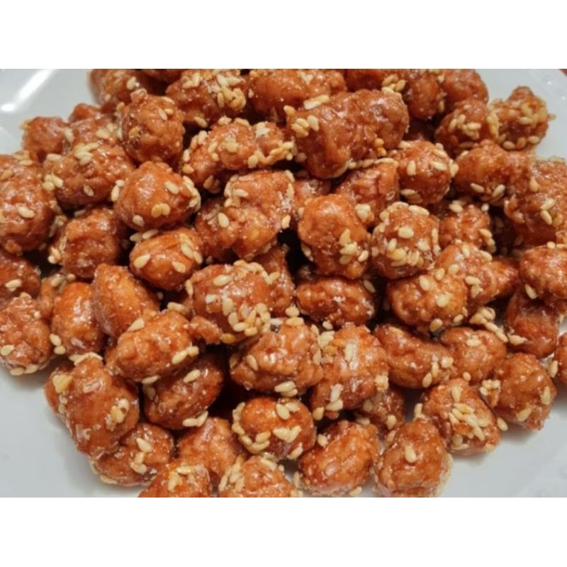 ถั่วเคลือบแก้ว ถุง100กรัม สูตรโบราณ กรอบ อร่อย เคี้ยวเพลิน