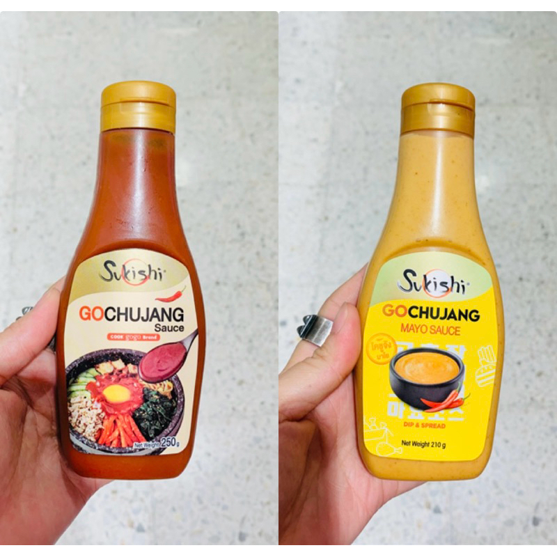 Sukishi Gochujang sauce/ Mayo Gochujang Dipping Spread ซอสโคชูจัง ซูกิชิ ซอสปรุงรสแบบเกาหลี มายองเนส