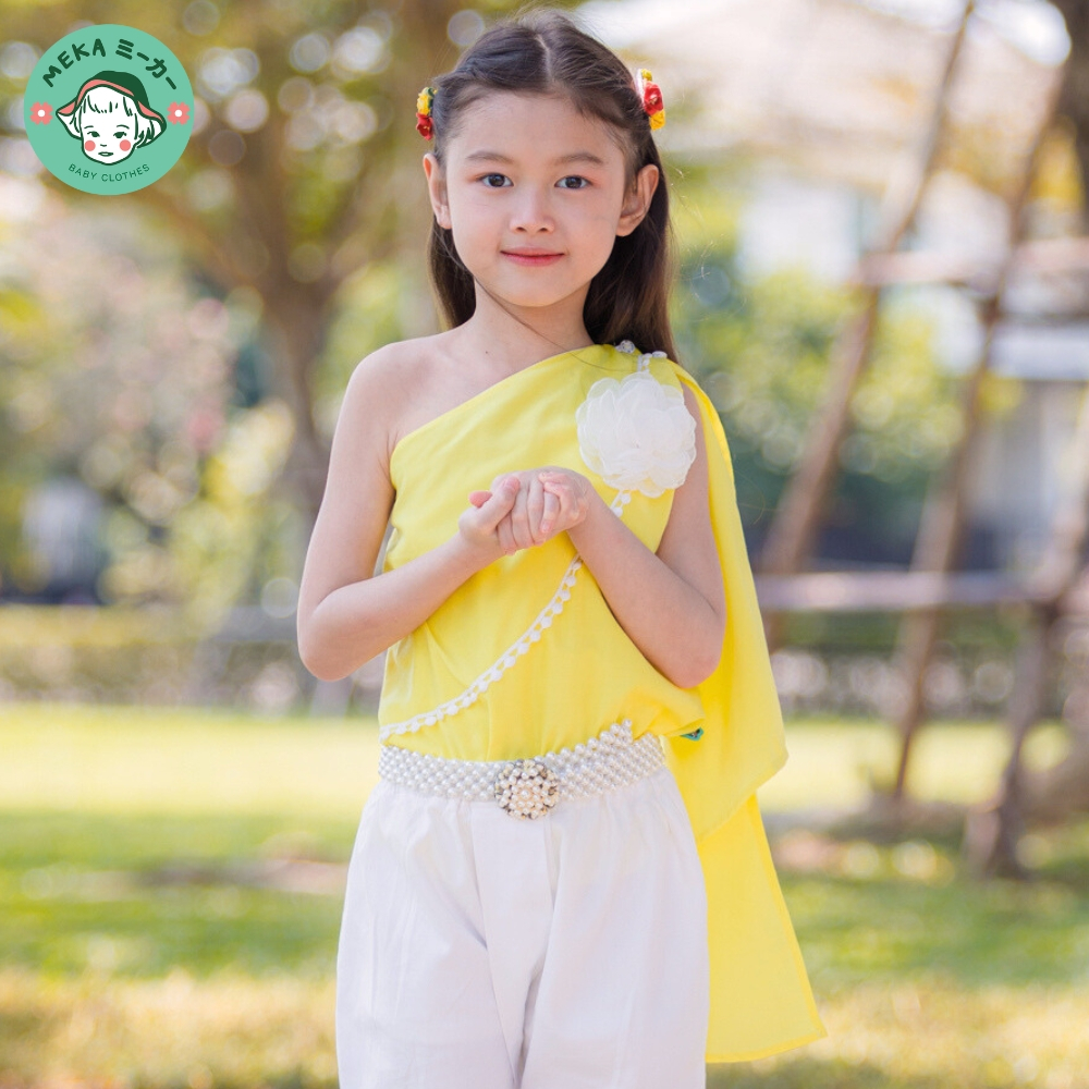 [พร้อมส่ง🇹🇭] สไบเด็ก สำเร็จรูป [18M-12Y] ชุดไทยเด็ก ผ้า𝙋𝙧𝙚𝙢𝙞𝙪𝙢 𝘾𝙤𝙩𝙩𝙤𝙣 𝙆𝙤𝙧𝙚𝙖𝙣 แบรนด์ 𝙈𝙚𝙠𝙖.𝘽𝙖𝙗𝙮 𝘾𝙡𝙤𝙩𝙝𝙚𝙨 - รูปที่ 4