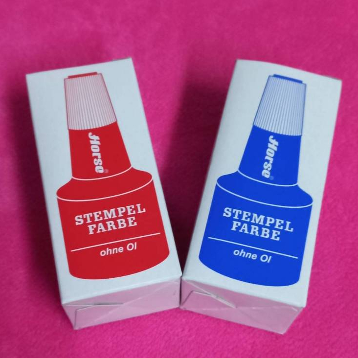 หมึกเติมแท่นประทับ 28 มล. ตราม้า