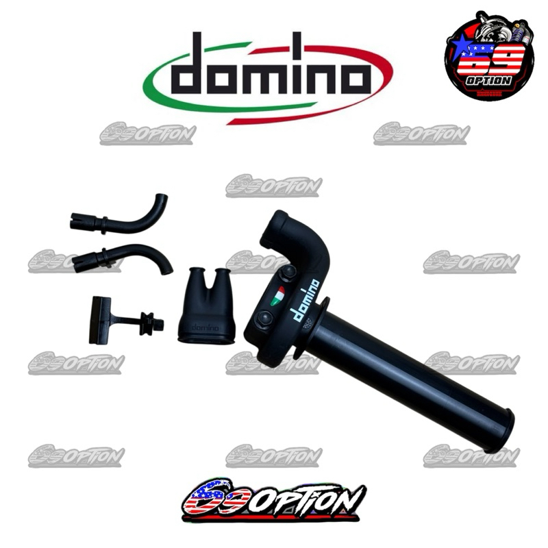 ประกับคันเร่ง Domino แท้ ใส่สายได้ 2 เส้น