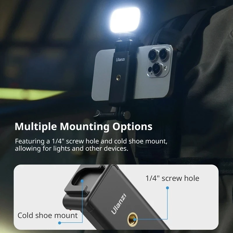 Ulanzi CO62 GO Quick ll สายรัดกระเป๋า POV ต่อกล้อง GoPro/ DJI Action 6/ Insta360 Backpack Clip Mount thumbnail 6