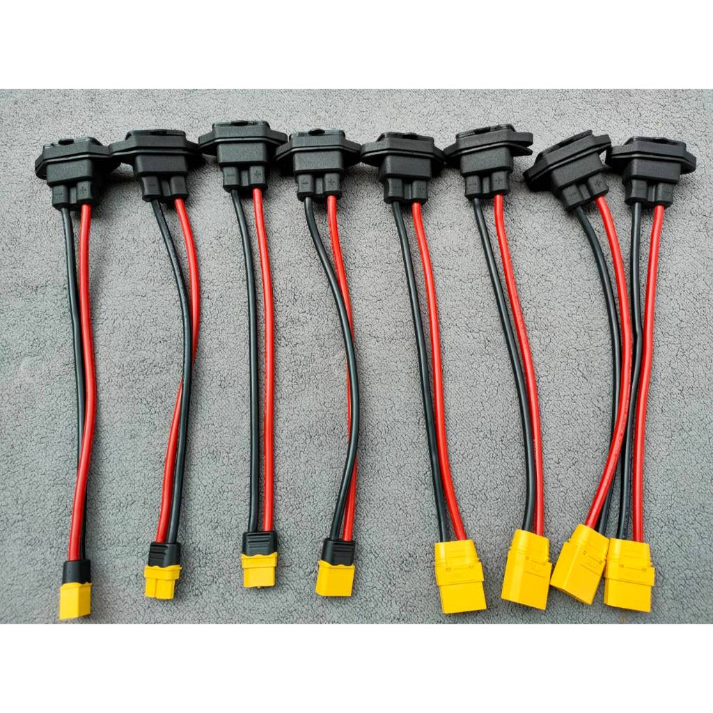 หัวต่อชาร์จ IEC XT60 สายไฟซิลิโคน 12 AWG XT90 สายไฟซิลิโคน 10 AWG ทน 200 องศา ยาว 20 CM ใช้ชาร์จแบตเตอรี่ พร้อมส่งทันที