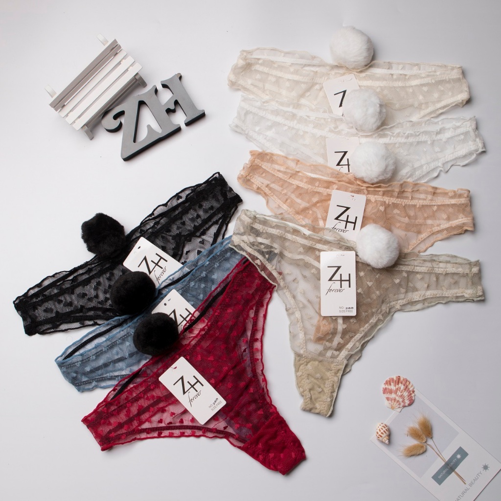 ZH-FOREVER.260 กางเกงชั้นในผ้าชีฟอง