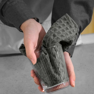 ผ้าทำความสะอาดอุปกรณ์กาแฟ ผ้าขนหนูบาร์ สำหรับบารีสต้า เคาน์เตอร์บาร์ Coffee Cleaning Towel Bar