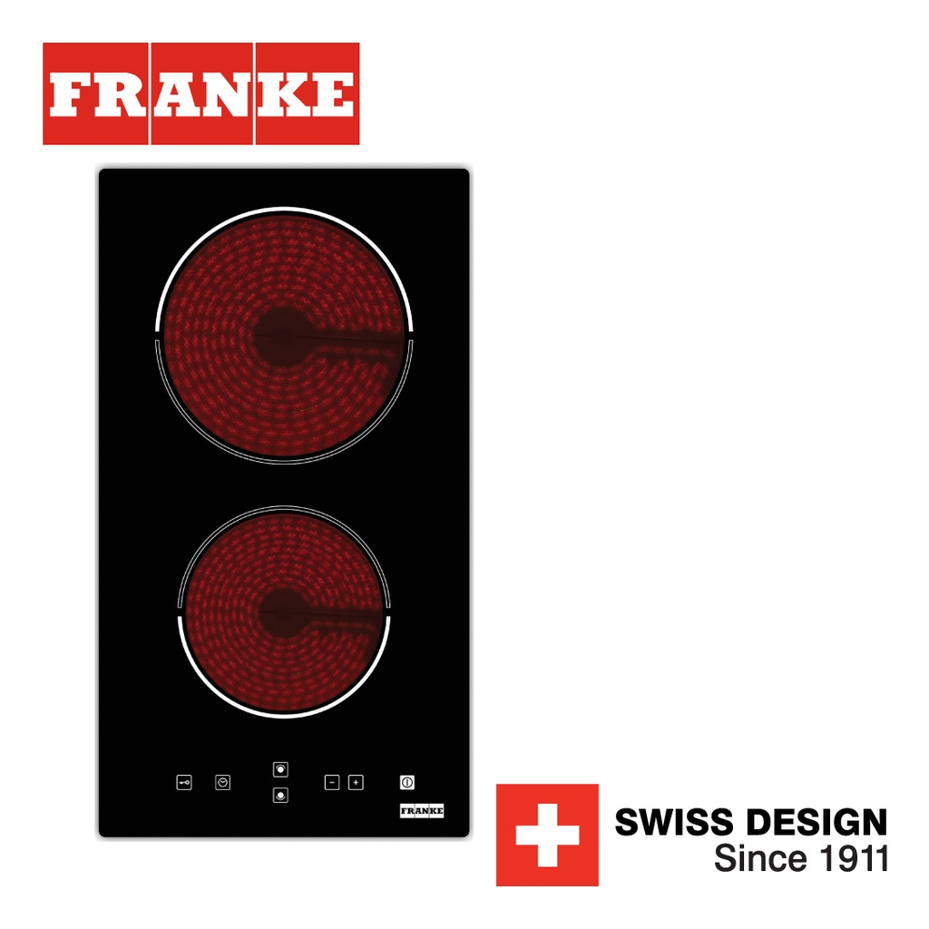 FRANKE เตาไฟฟ้า 2 หัว FHD301 302 C T เซรามิก สัมผัส