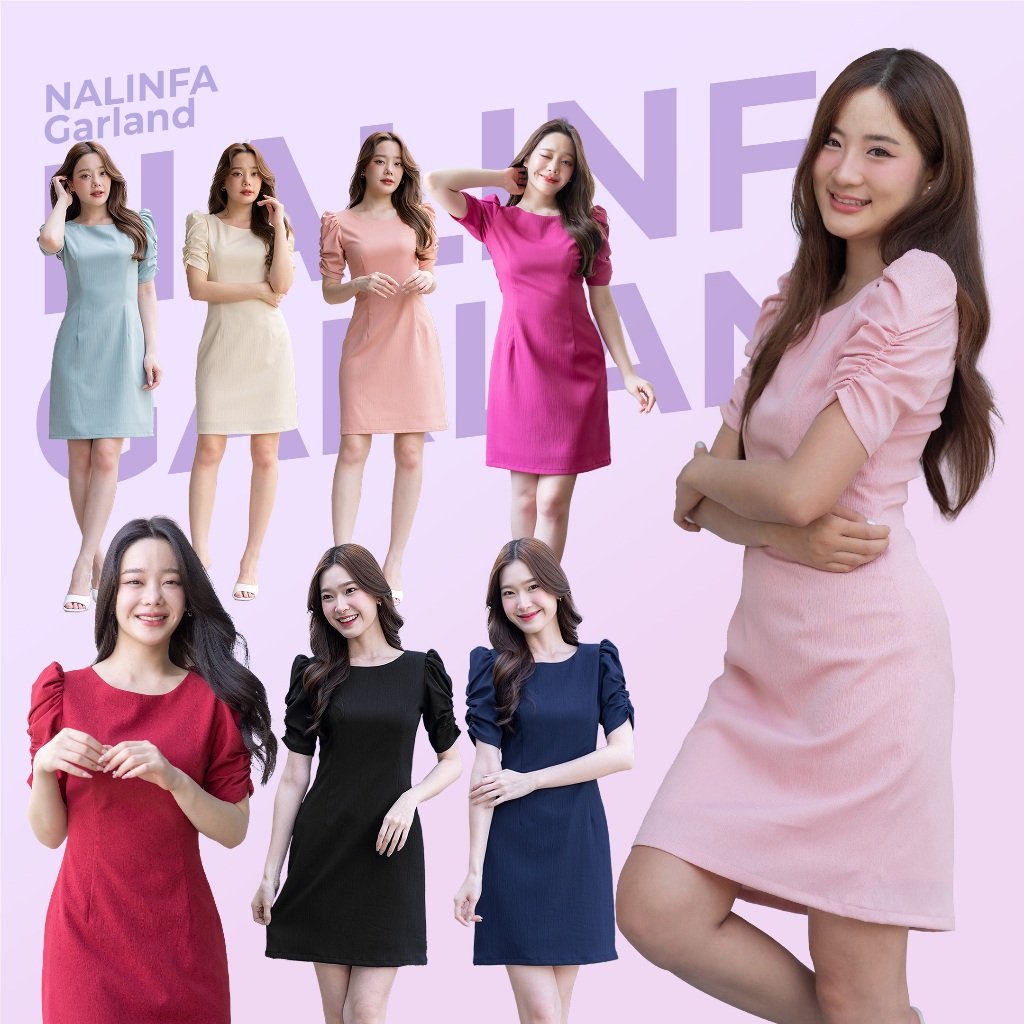 NALINFA Garland (Peach/Blue/Cream/Black/Navy/Magenta/Burgundy/Pink/Smoky Pink) -  By Nalinfa