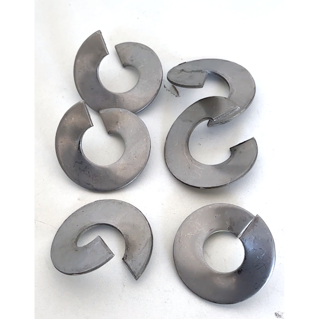 ใบเกลียว รูเพลา 1 นิ้ว ใบเกลียวสแตนเลส ใบเกลียวโต2.5นิ้ว หนา3มิล ใบเกลียวถังปุ๋ย อะไหล่ถังปุ๋ย