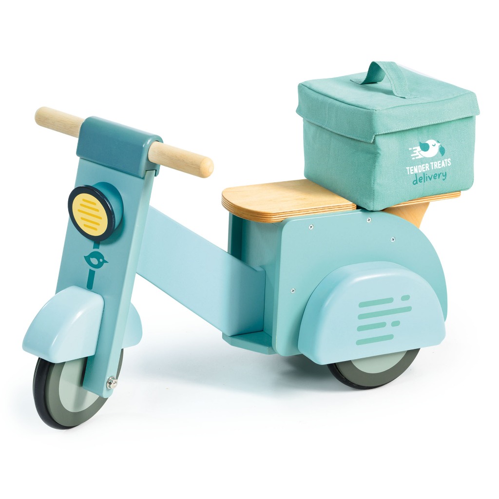 Tender Leaf Toys รถขาไถ สกู๊ตเตอร์ส่งอาหารสุดเท่! Delivery Scooter