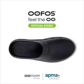 OOFOS Oocloog Black - รองเท้าเพื่อการฟื้นฟู