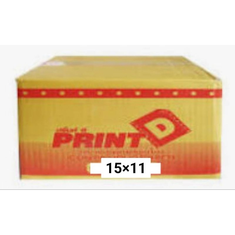 กระดาษ ต่อเนื่อง PRINT D ไม่มีเส้น ขนาด 15 "×11"  1 ชั้น สีขาว 2,000ชุด